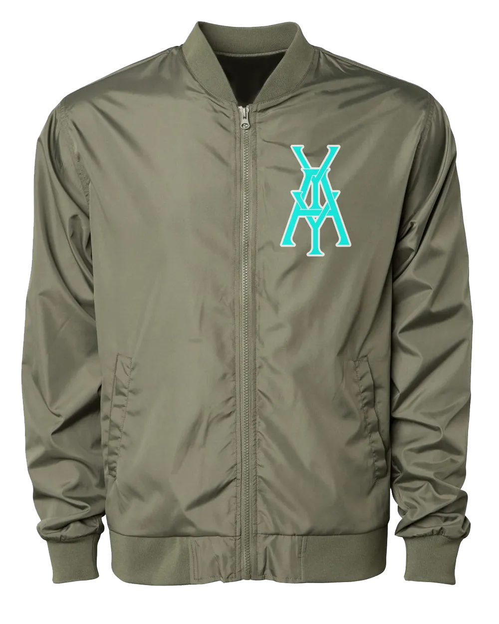 Mono YAY JFK NYCBG Bomber Jacket (Army Green)