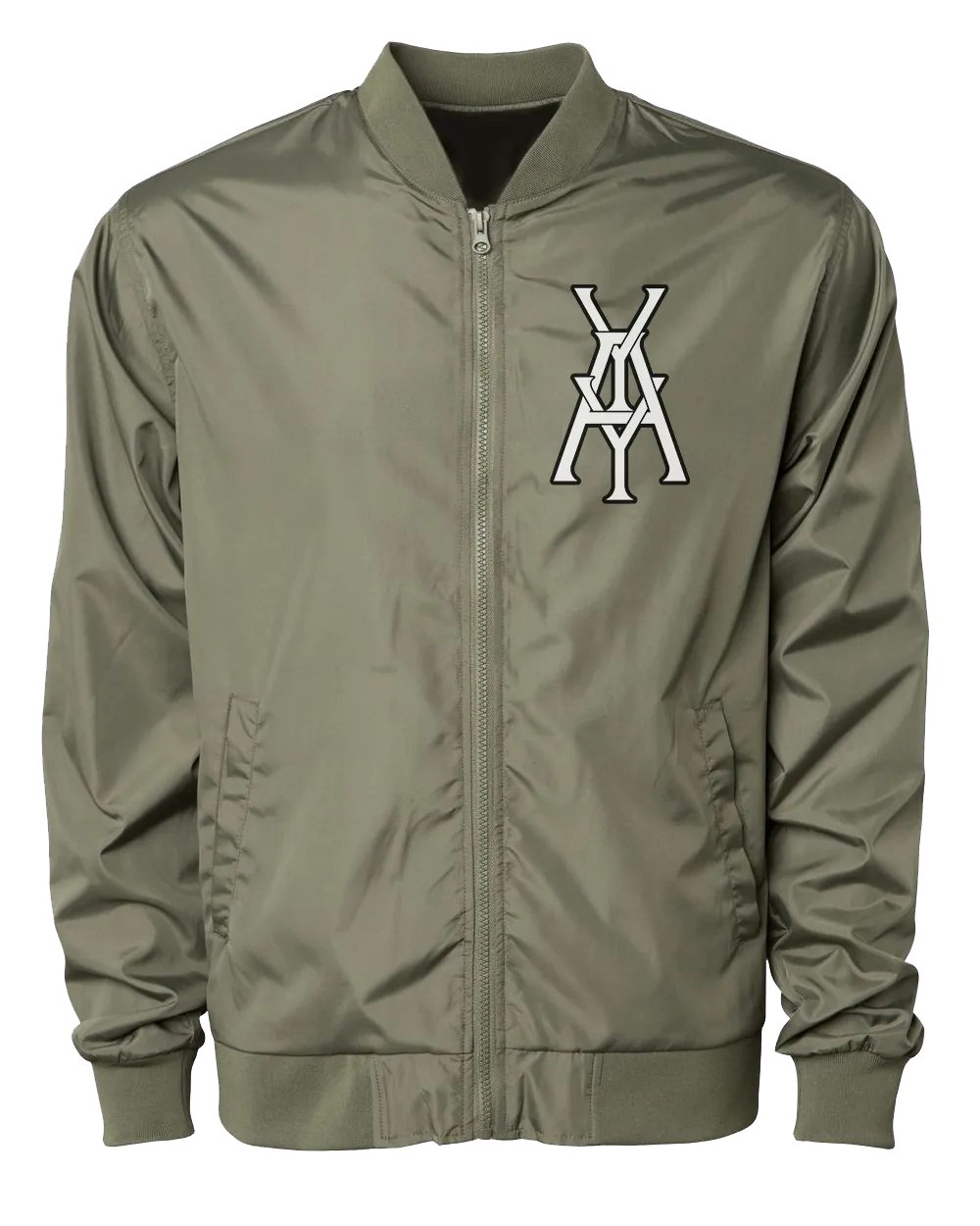 Mono YAY JFK NYCBG Bomber Jacket (Army Green)