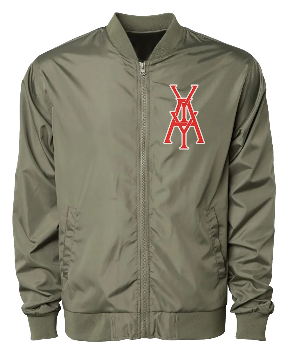 Mono YAY JFK NYCBG Bomber Jacket (Army Green)