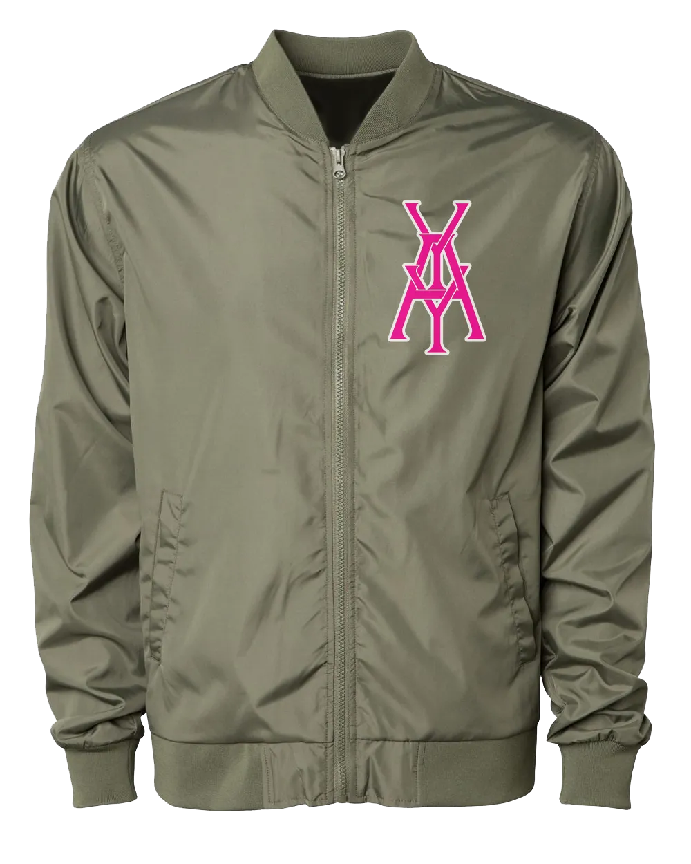 Mono YAY JFK NYCBG Bomber Jacket (Army Green)