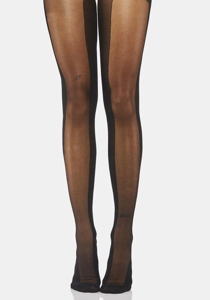 Opinions Please Striped Tights