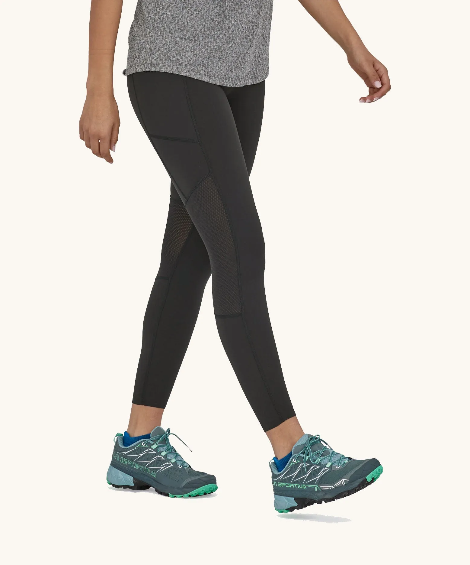 Patagonia Women's Endless Run 7/8 Tights - Smolder Blue
