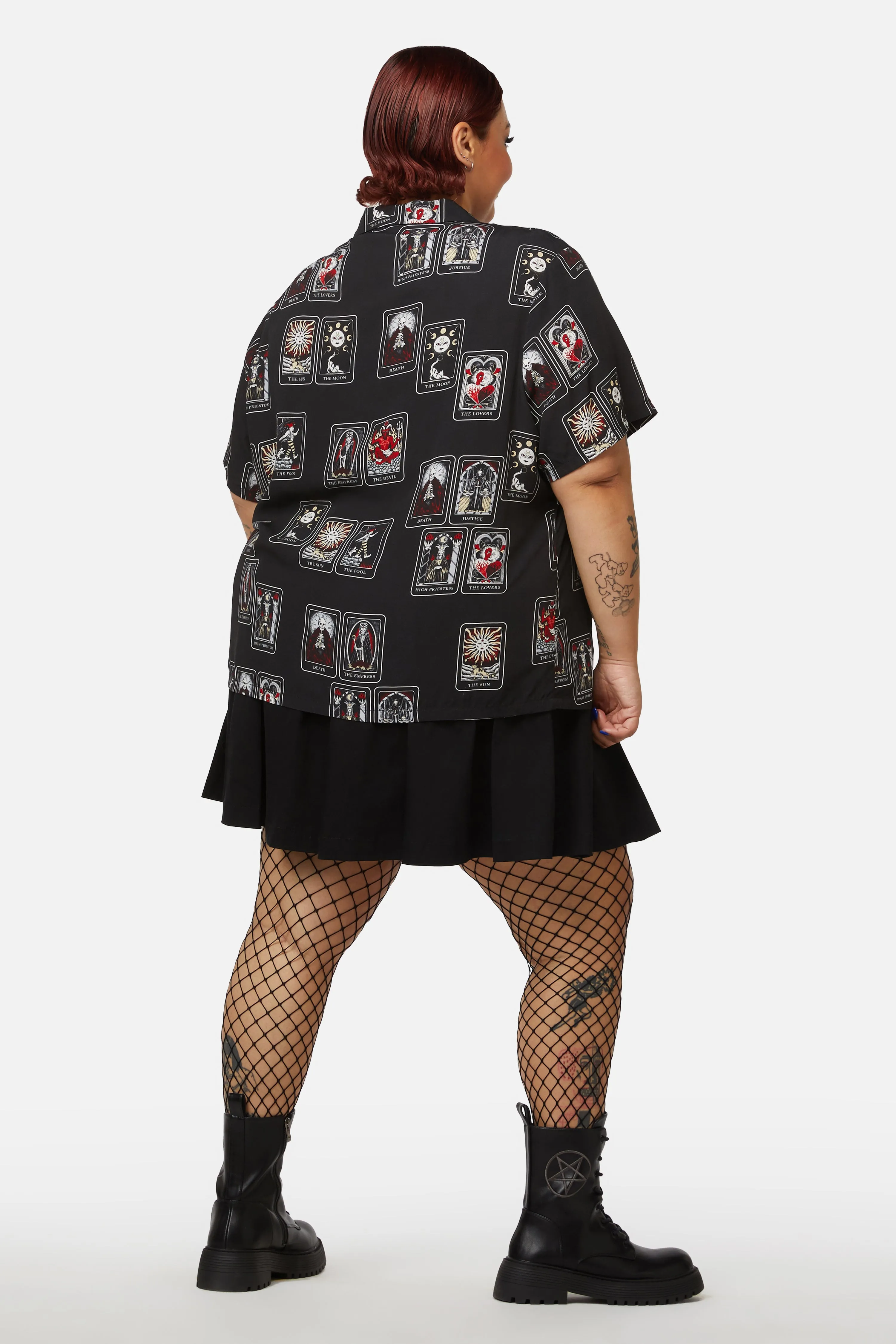 Plus Size Wide Fishnet Tights