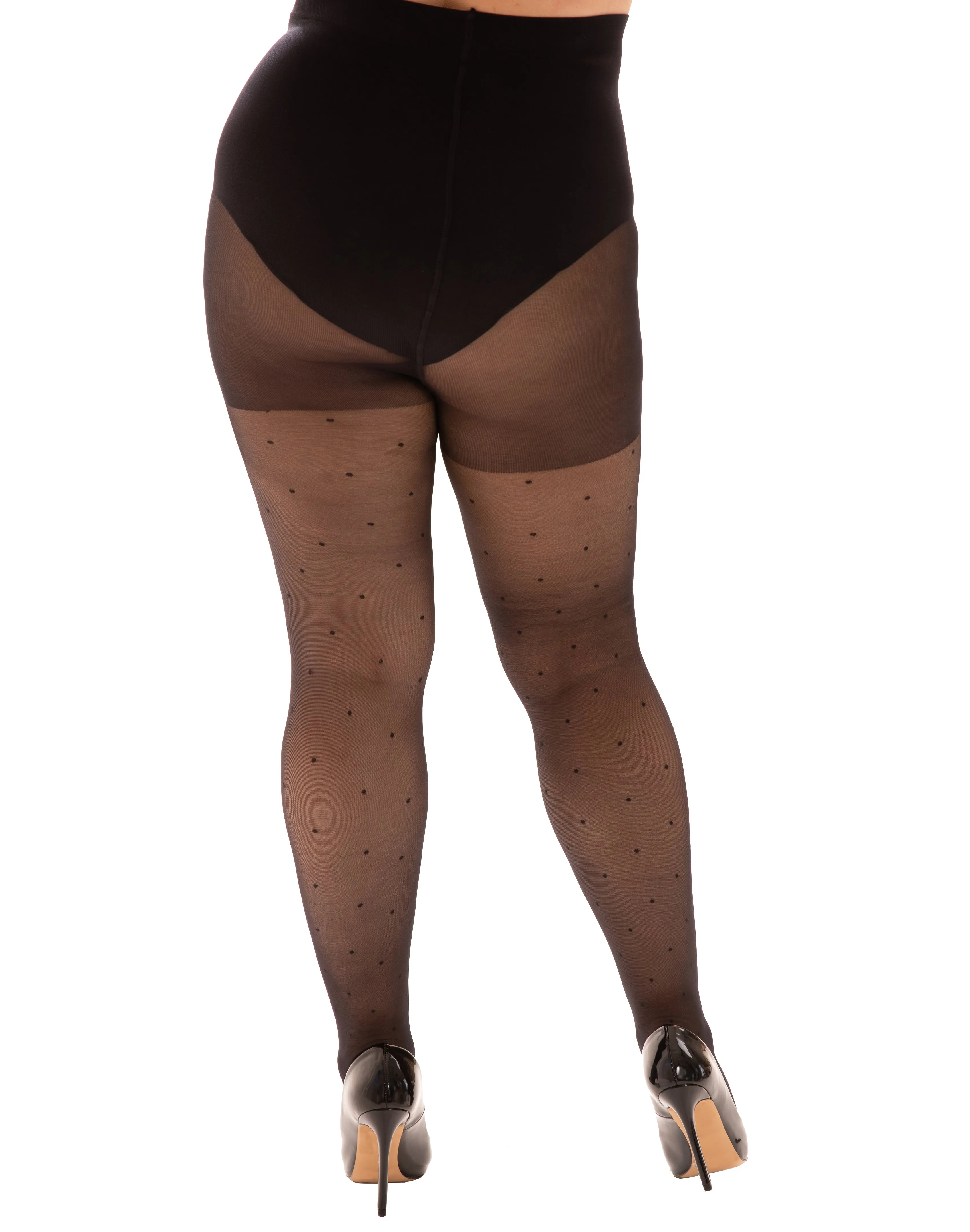 Polka Dot Curvy Super Stretch Tights