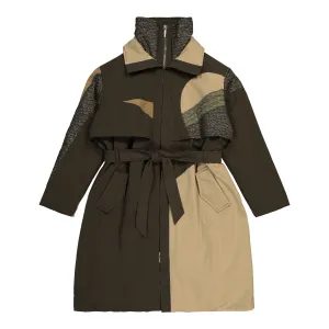 Quilted Panel Coat