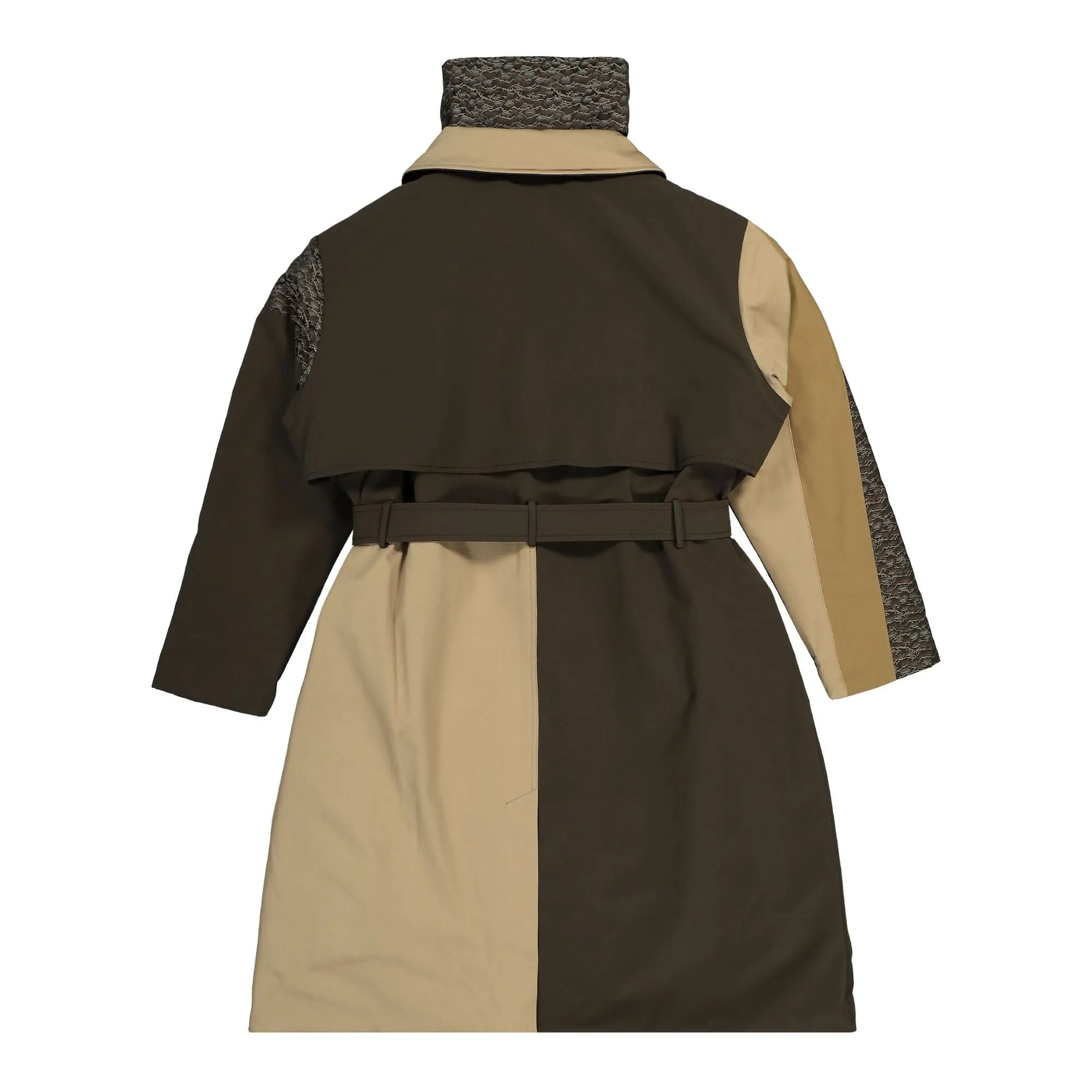 Quilted Panel Coat