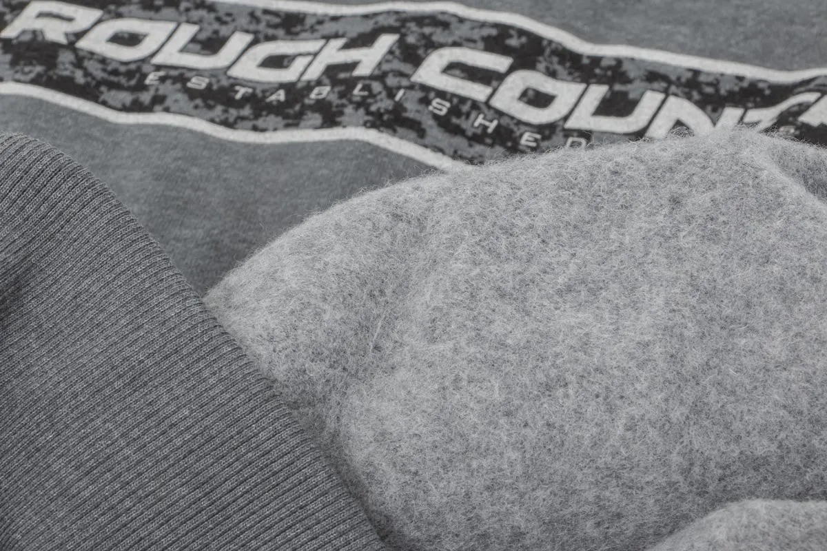 Rough Country Hoodie - Digital - Grey - LG