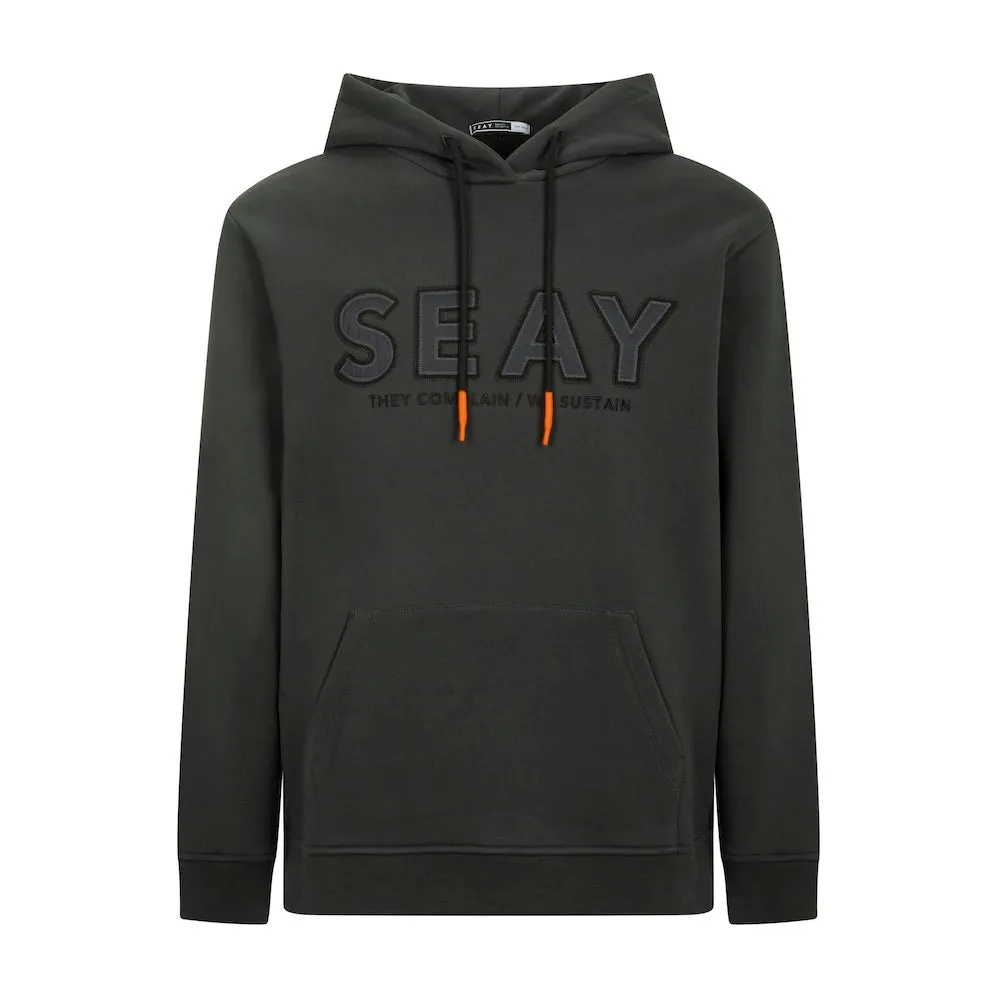 SEAY Hoodie Black Delavé