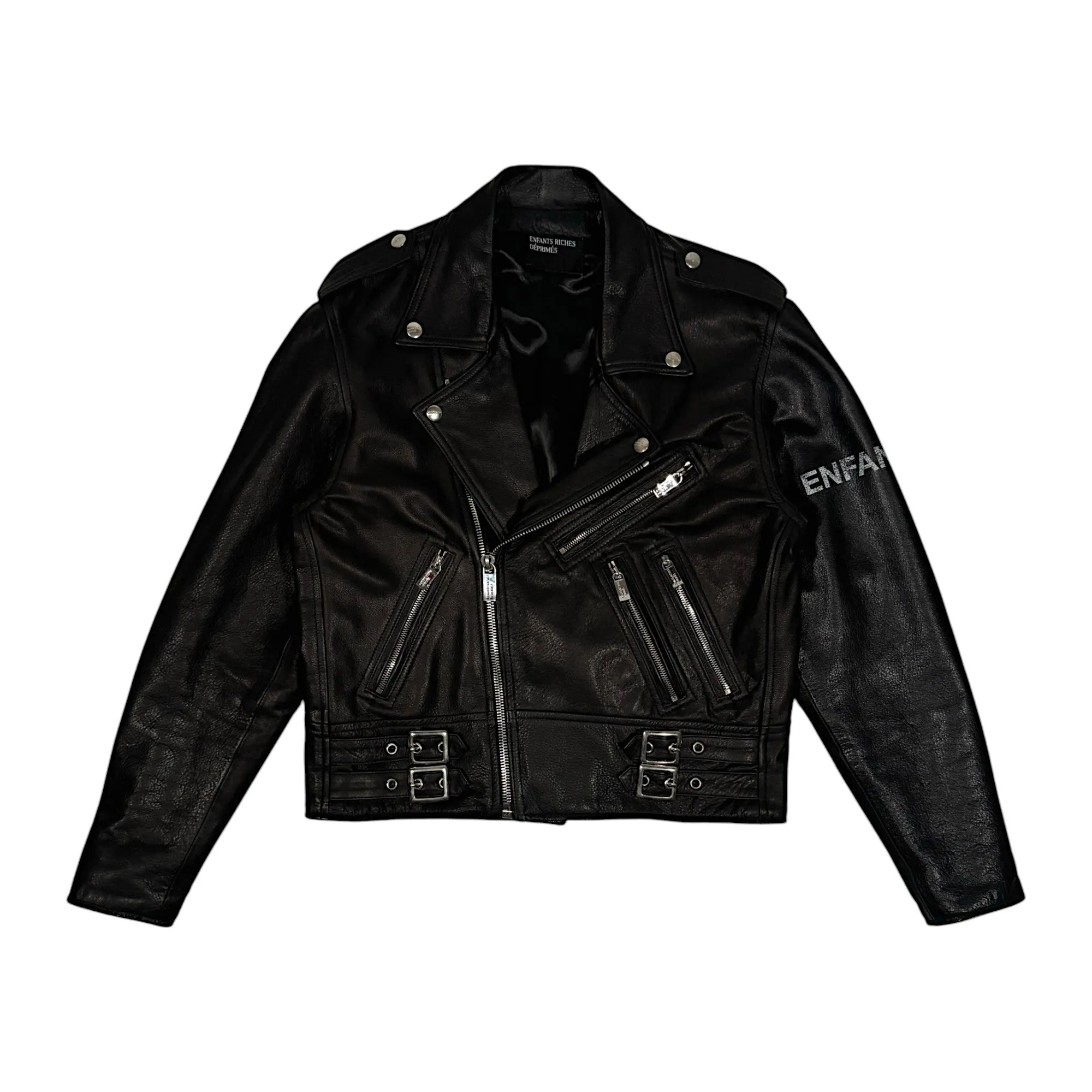 'Shooting Gallery' Leather Biker Jacket