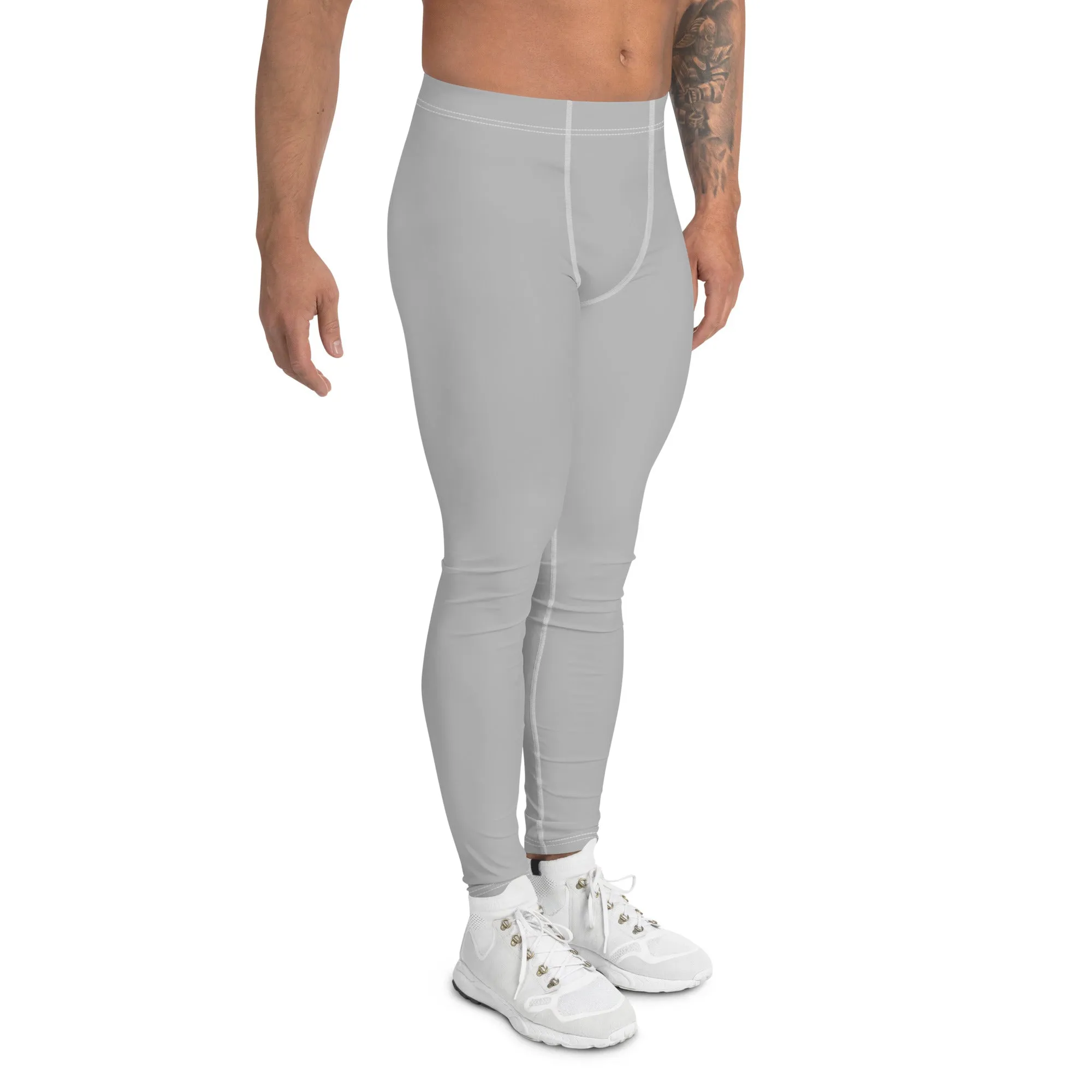 Silver Mens Leggings (Glamourange Best Leggings Collection Colour Mens Tights)