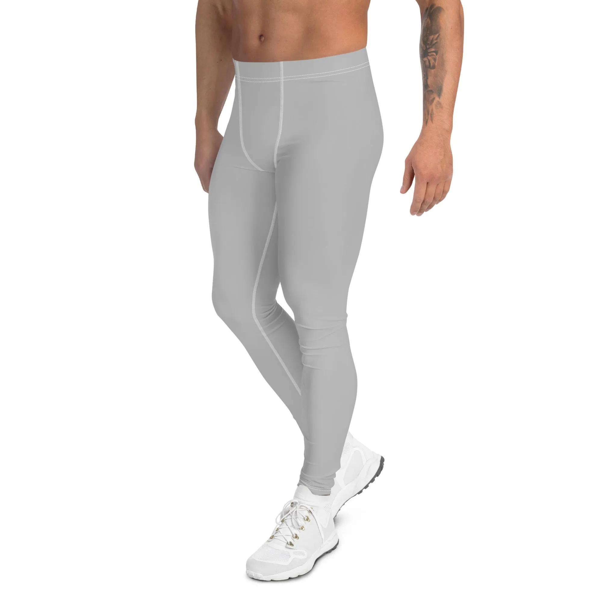 Silver Mens Leggings (Glamourange Best Leggings Collection Colour Mens Tights)