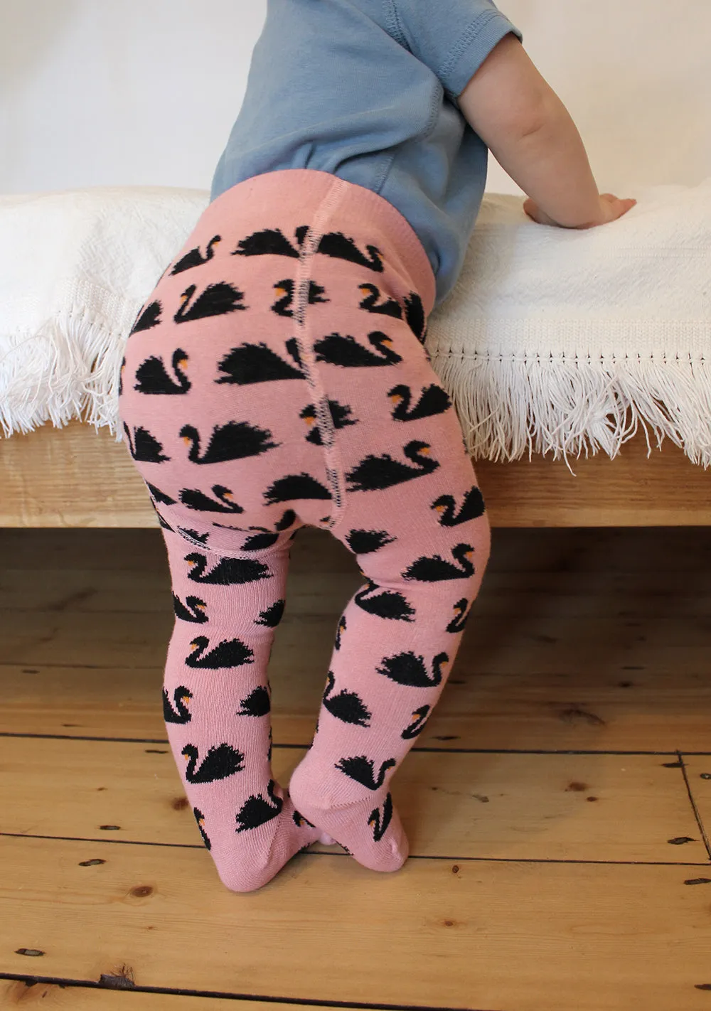 Slug & Snails Pink Swan Tights