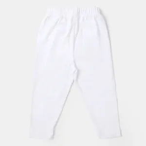 Teens Girls Basic Tights - White
