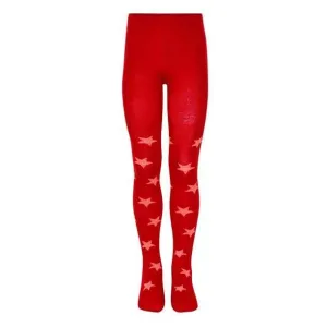 Tights: Red & Pink Stars