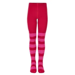 Tights: Red & Pink Stripes