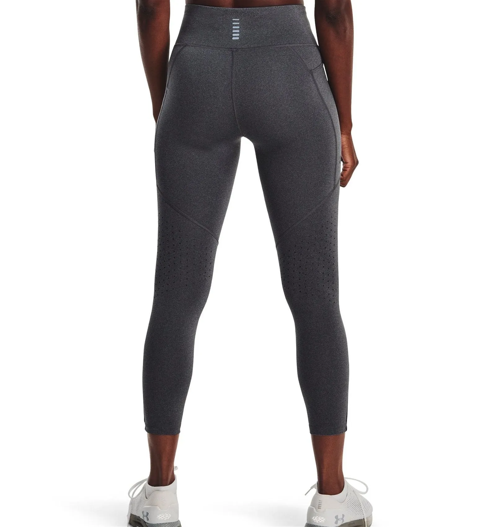 Under Armour Women's UA Fly Fast 3.0 Ankle Tights Leggings - Silver