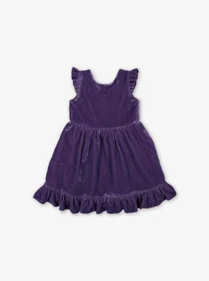Velvet Sparkle Kids Party Dress