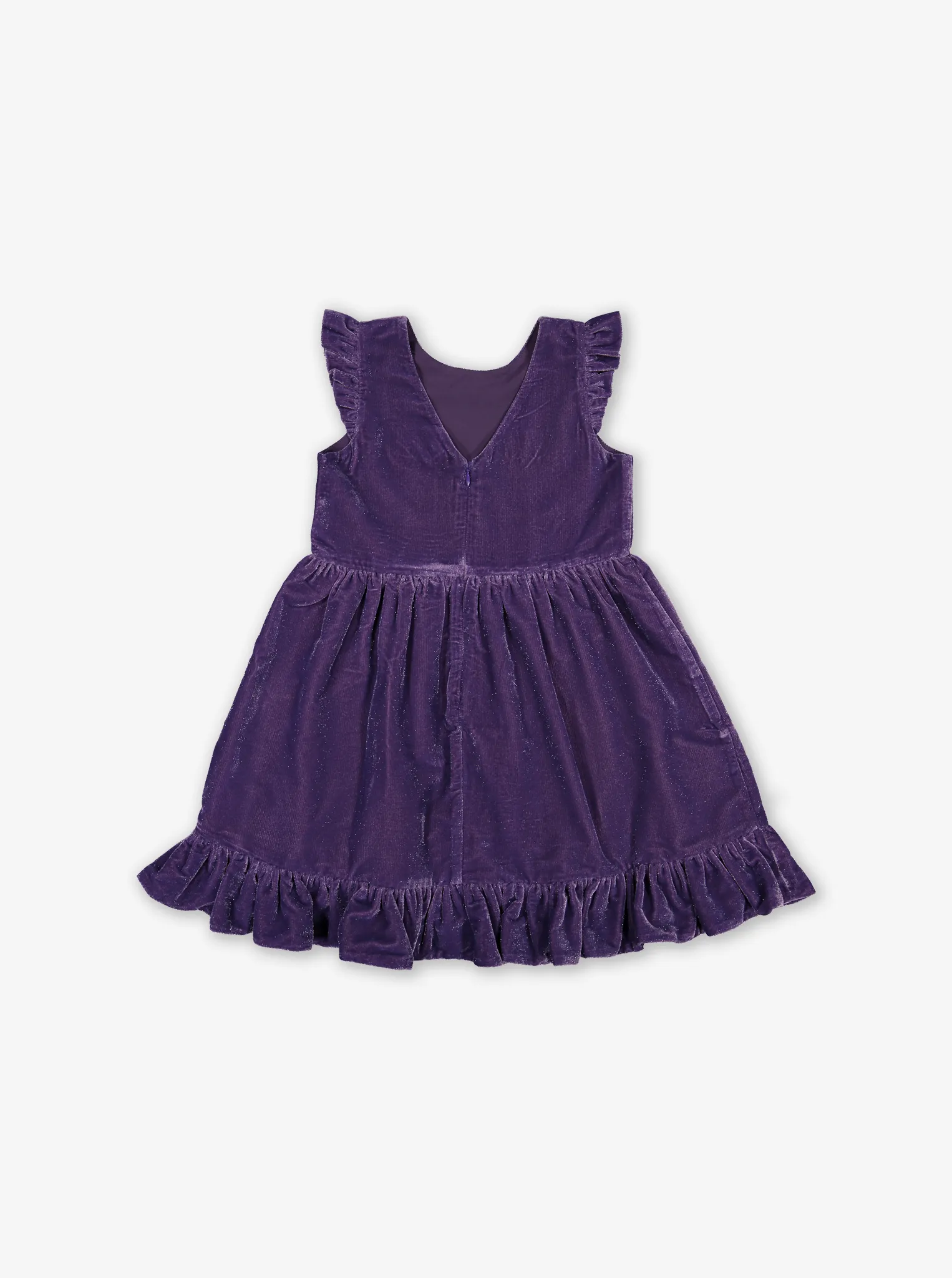 Velvet Sparkle Kids Party Dress