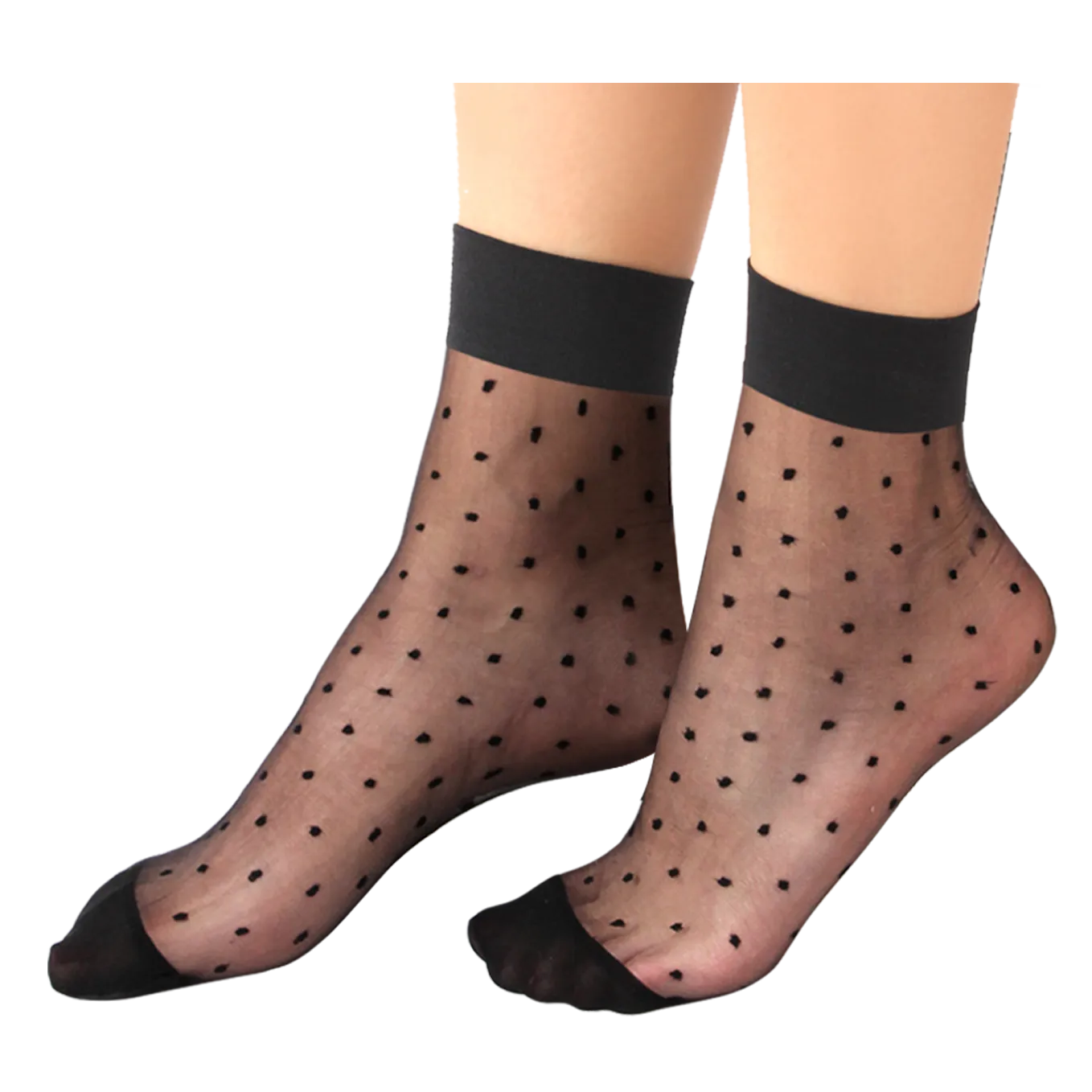 Women's Ankle-High Dots Jacquard-Knit Hosiery Socks