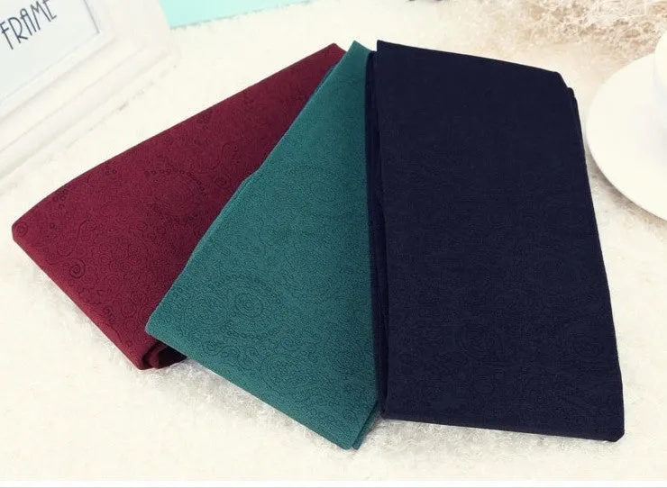 Women's Autumn Velvet High Waist Elastic Tights With Flower Pattern