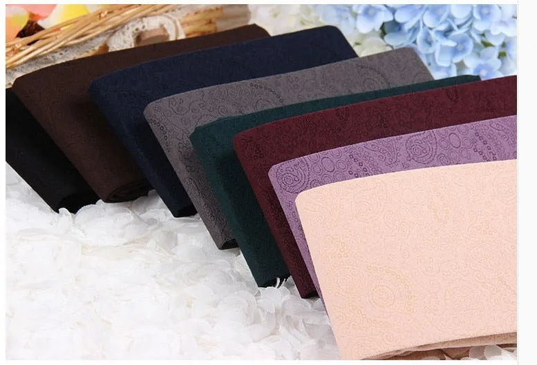 Women's Autumn Velvet High Waist Elastic Tights With Flower Pattern