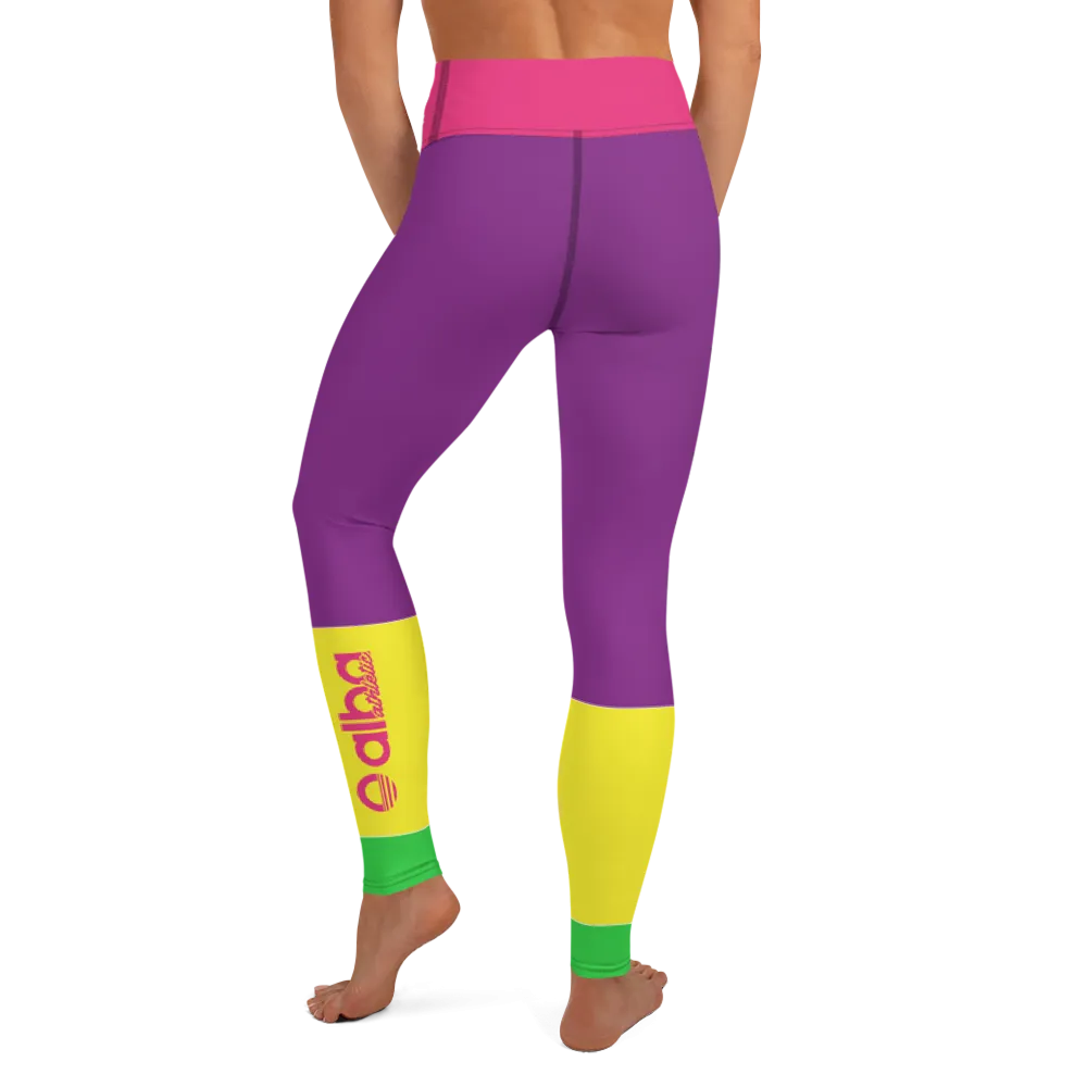 Women's Yoga Tights - Neon