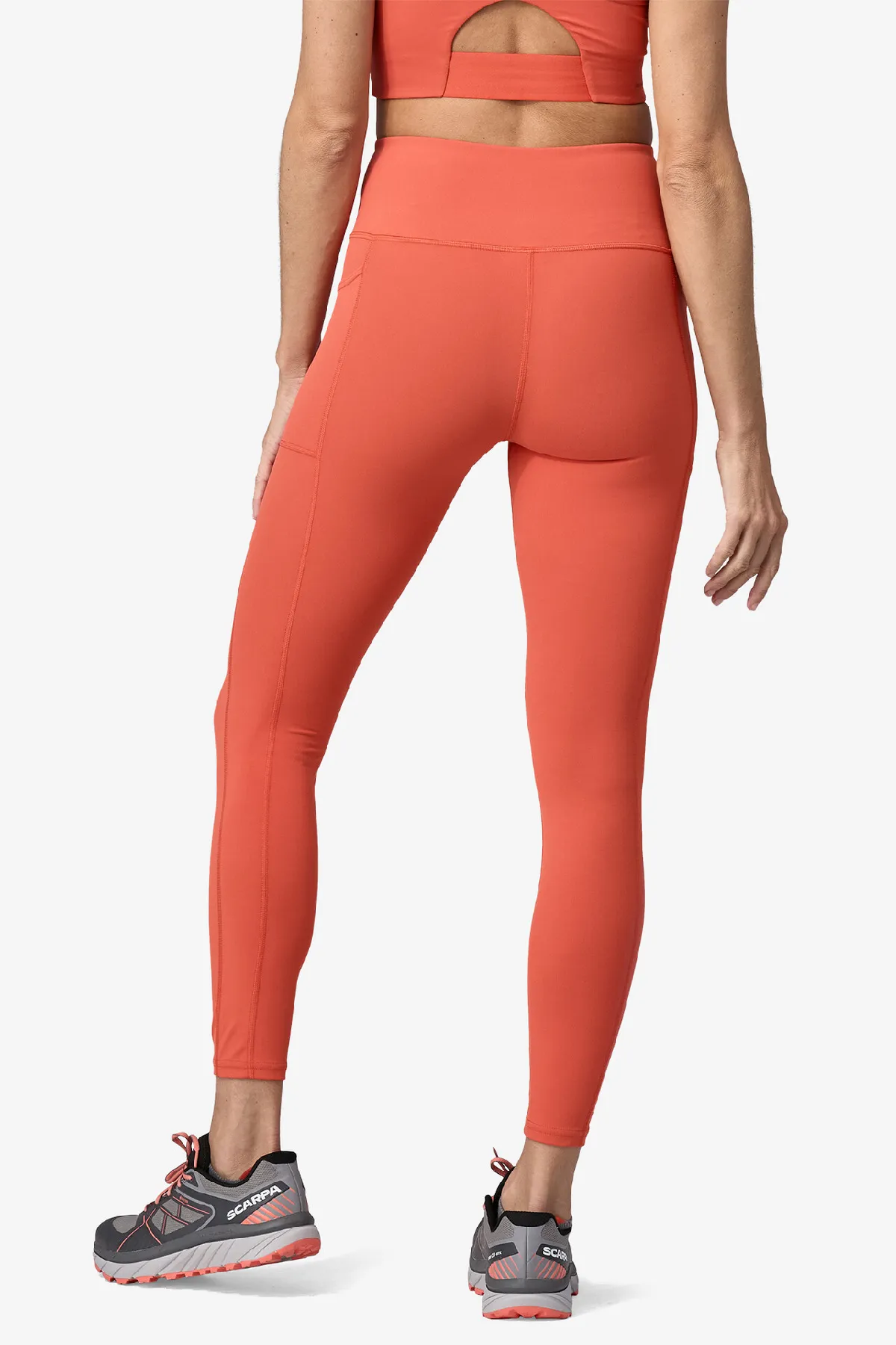 W's Maipo 7/8 Stash Tights - Pimento Red. 24